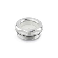 GN 743.1 Oil Level Sight Glass Aluminum ESG Glass Resistant up to 180° C Blank